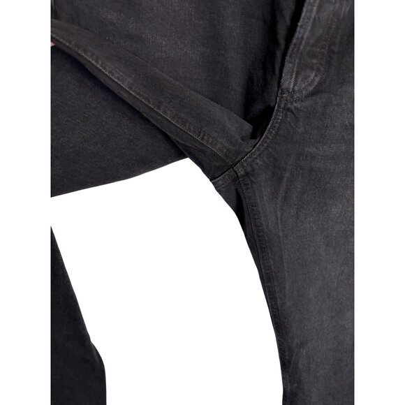 Agolde 90's Crop Straight Leg Jeans Black-sz 30 - Picture 8 of 11